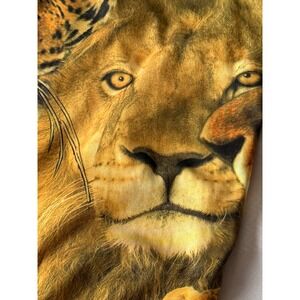 Freeze Safari Animal Print Leggings Womens L Tiger Lion Leopard Zebra Stretch